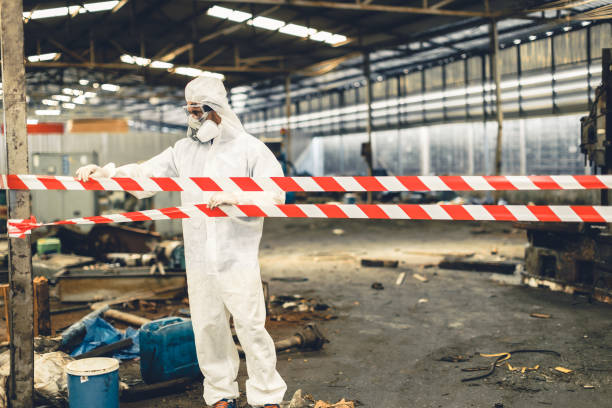 Professional Trauma Scene Cleanup technician working in New Vernon, NJ